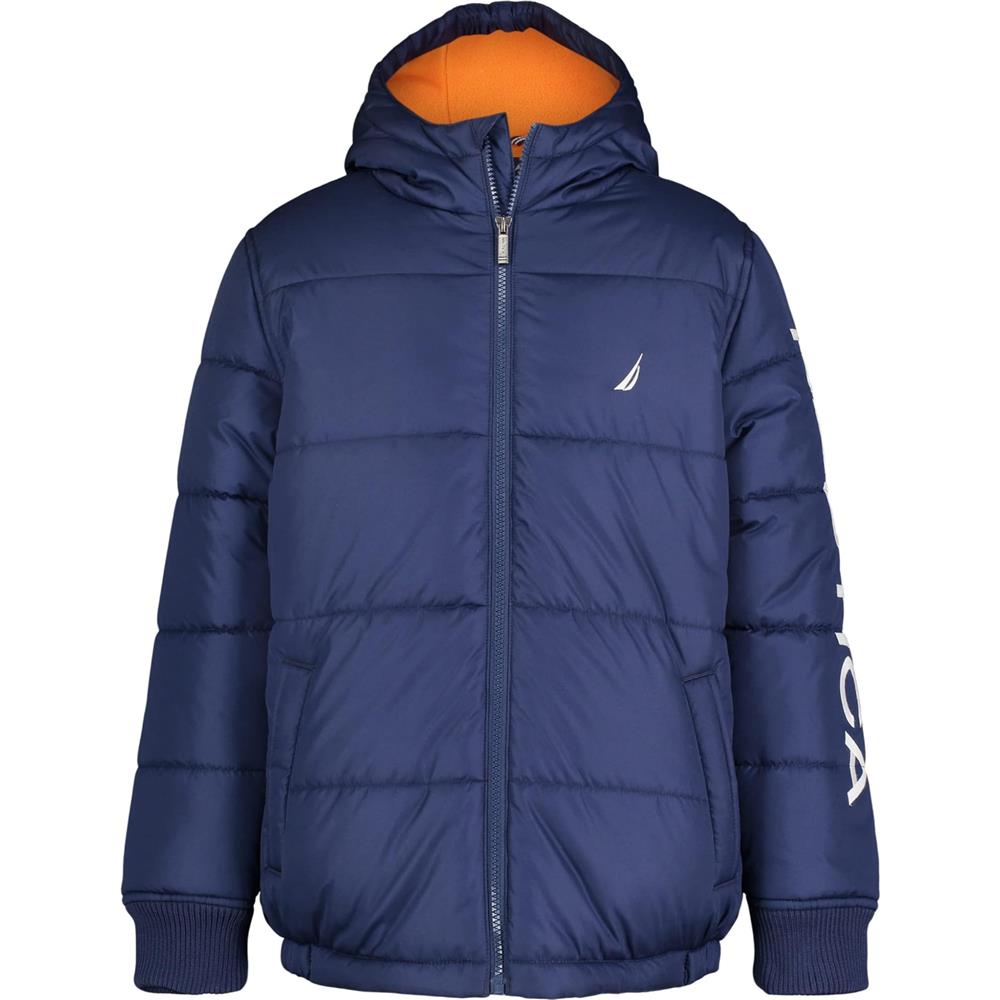 Nautica Boys 8-20 Sail Logo Bubble Jacket