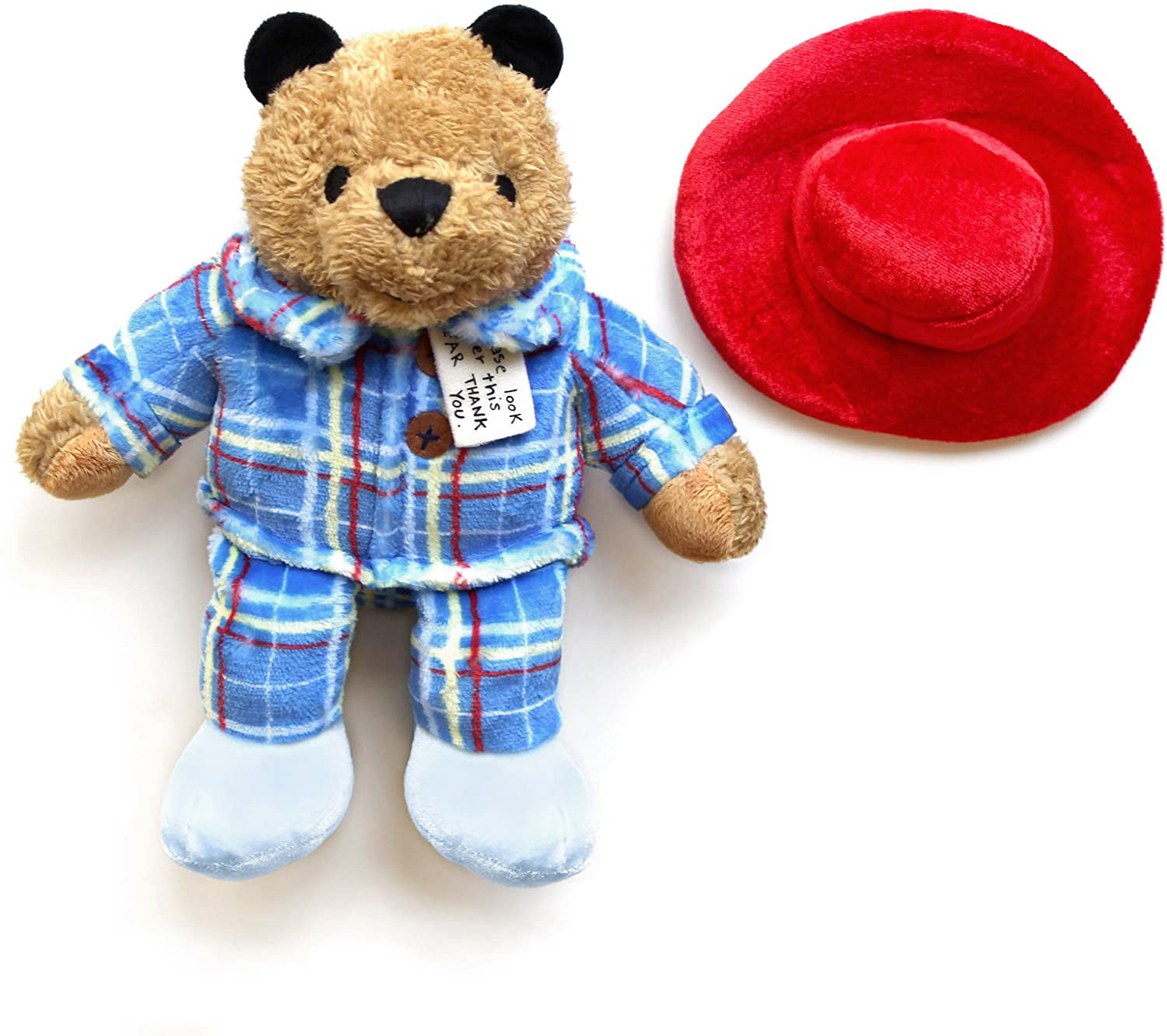 YOTTOY Paddington Bear Collection Sleepy Time Paddington Stuffed Plush Toy