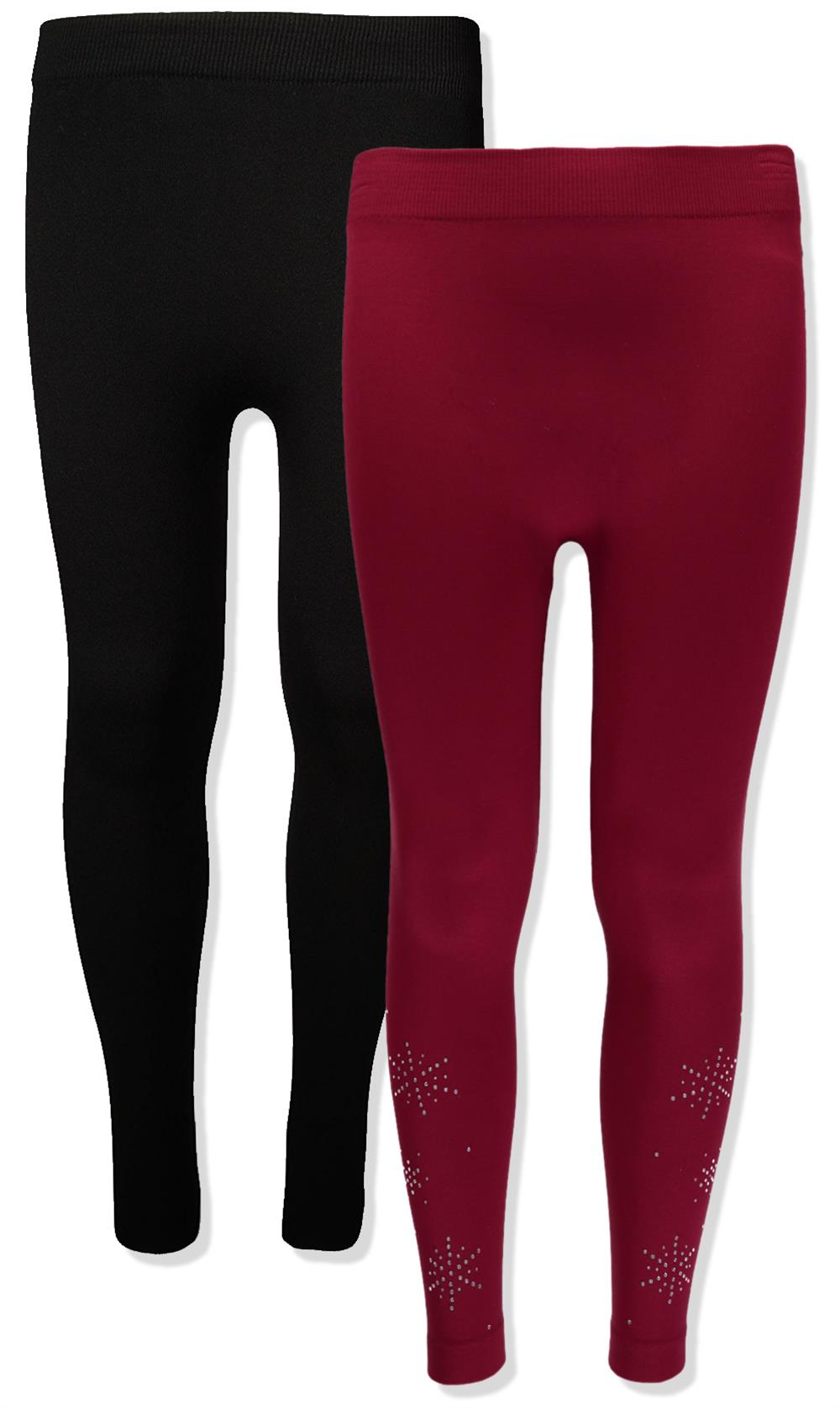 Star Ride Girls 4-6X 2-Pack Fleece Leggings