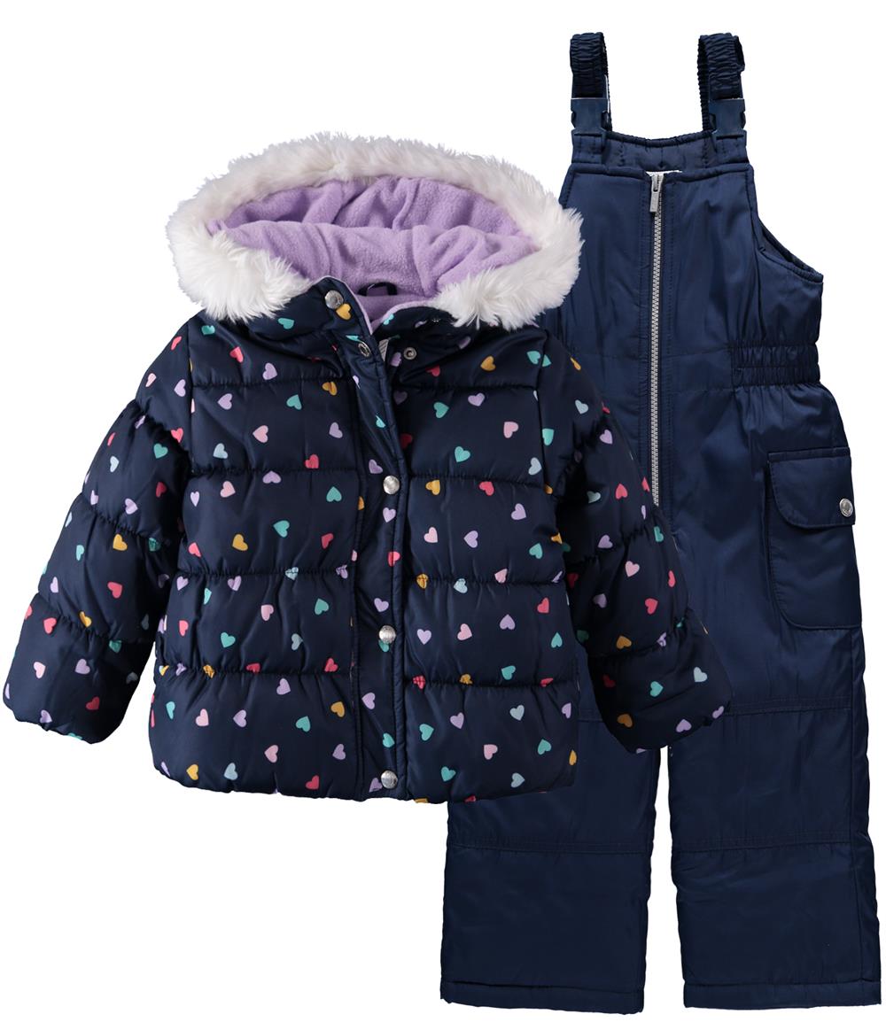 Carters Girls 2T-4T 2-Piece Snowsuit