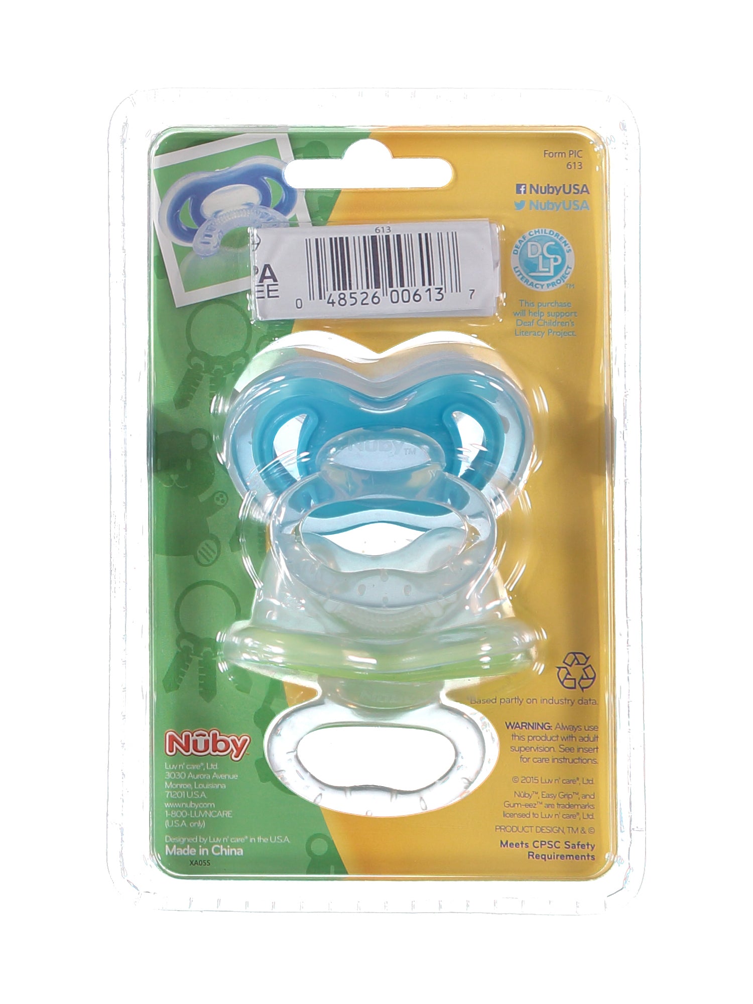 Nuby 2-Pack Gum-eez Pacifier Teethers