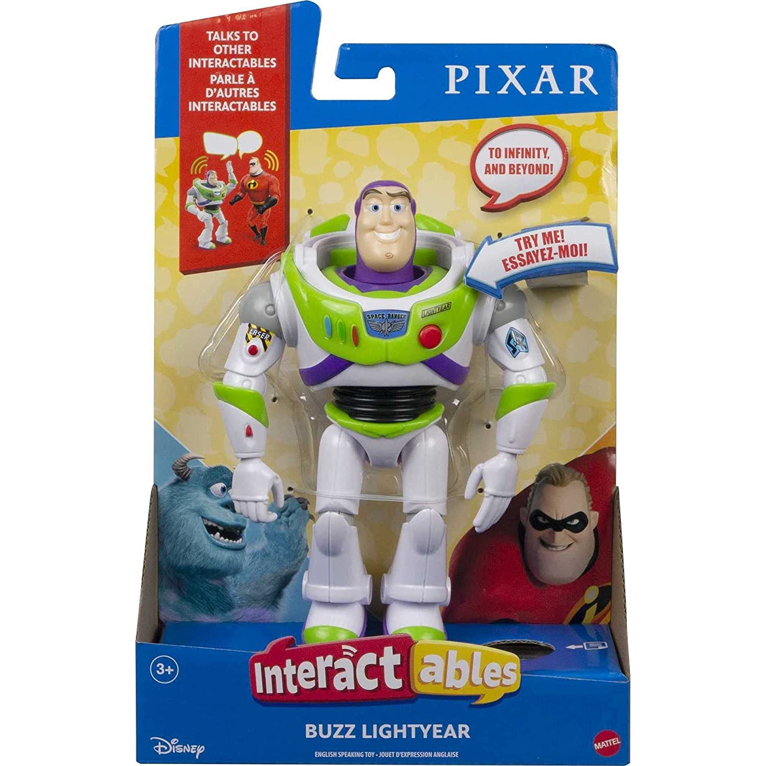 Disney Interactive Talking Figure, Disney and Pixar Toy Story Buzz Lightyear Posable Action Figure C