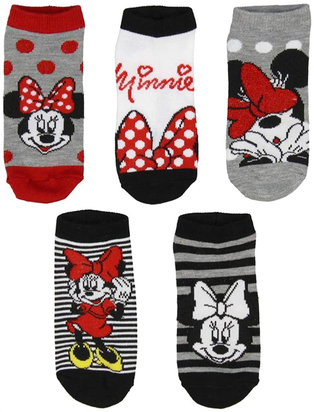 Disney Girls 4-6X 5-Pack Socks