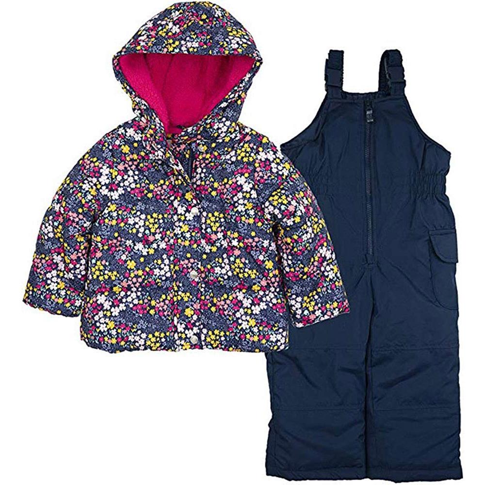 Carters Girls 2T-4T Printed 2-Piece Snowsuit