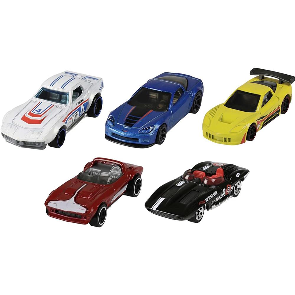 Mattel Hot Wheels Assortment Cars, 5 Count