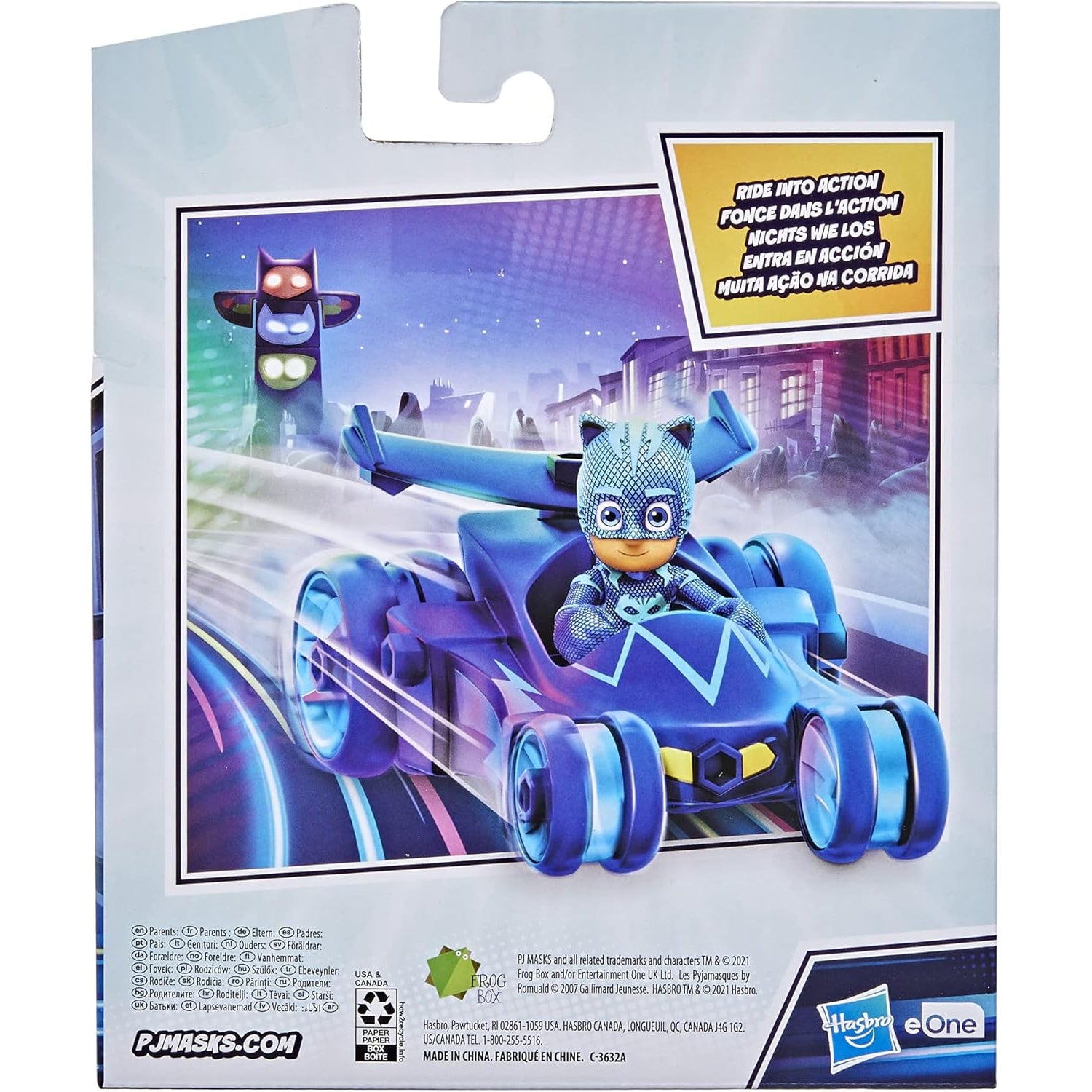 Hasbro PJ Masks Cat-Car Preschool Toy, Catboy Car with Catboy Action Figure