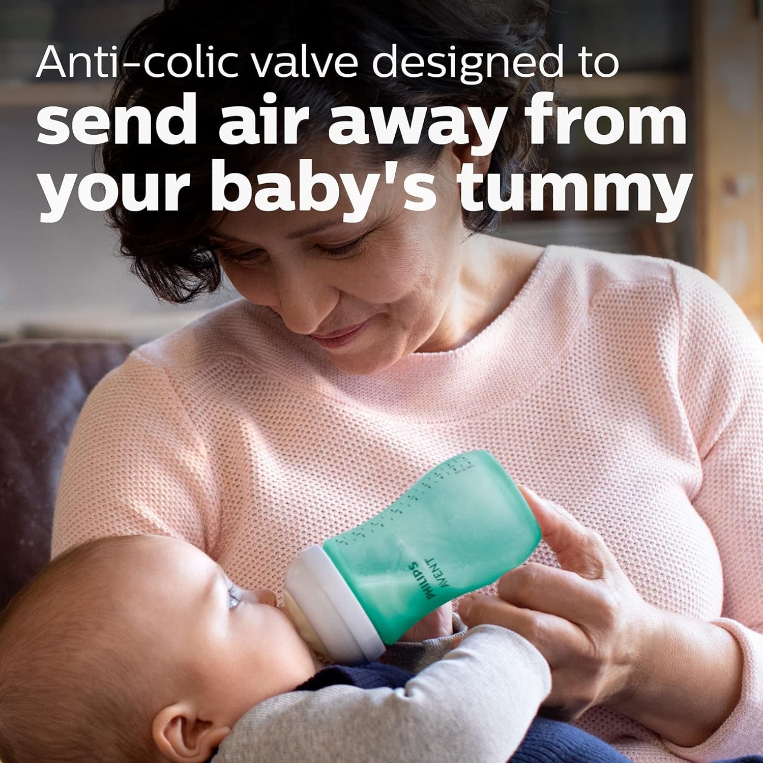 Philips AVENT Natural Baby Bottle with Natural Response Nipple, Teal Baby Gift Set