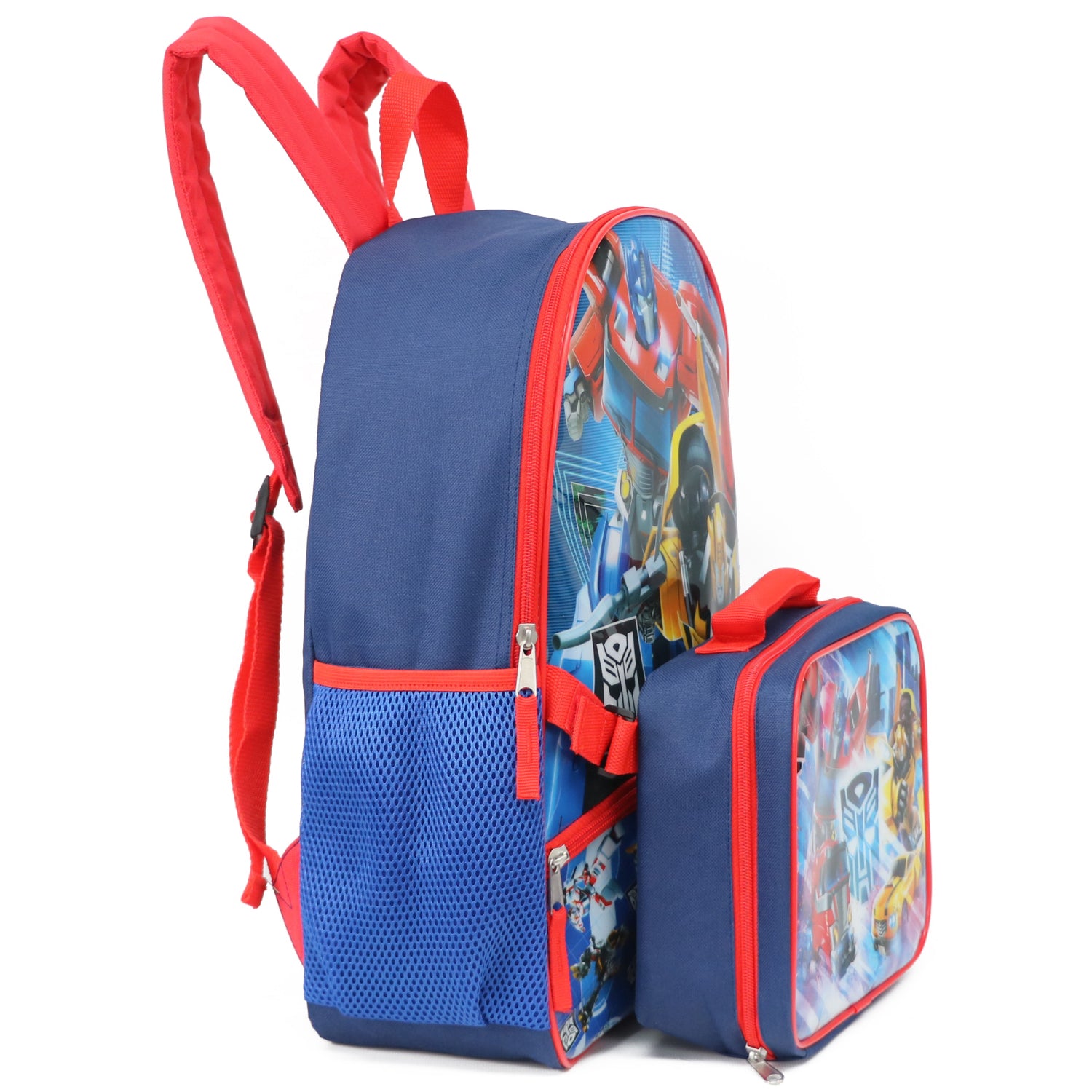 Transformers Full Size Backpack Lunchbox Set