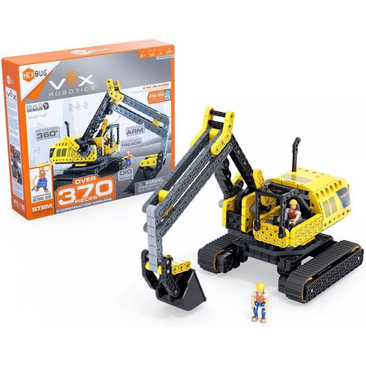 HEXBUG VEX Robotics Excavator, Buildable Construction Toy