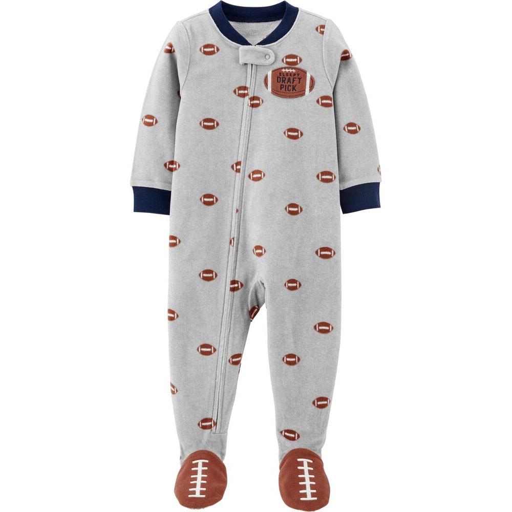 Carters Boys 2T-4T Football Microfleece Sleeper