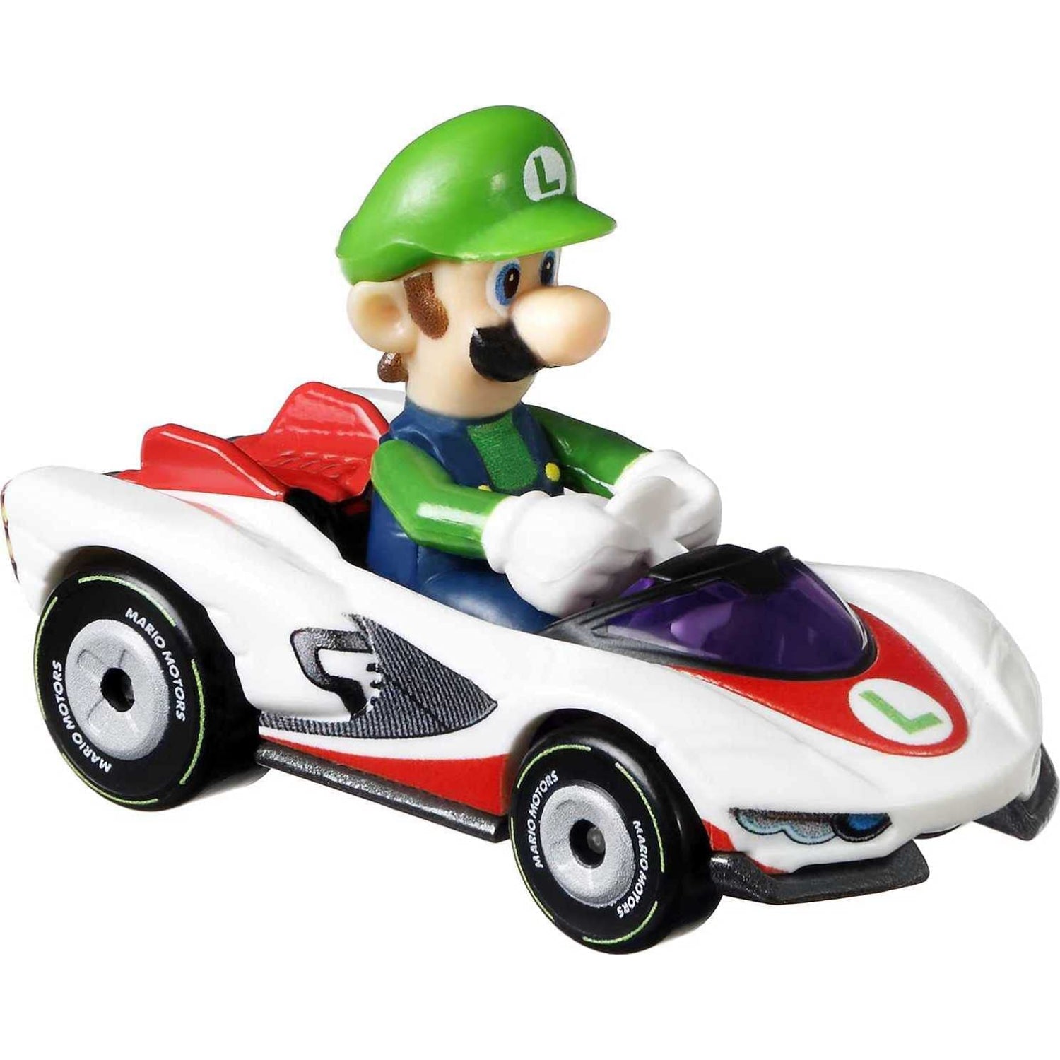 Mattel Hot Wheels Mario Kart Vehicle 4-Pack, Set of 4 Fan-Favorite Characters