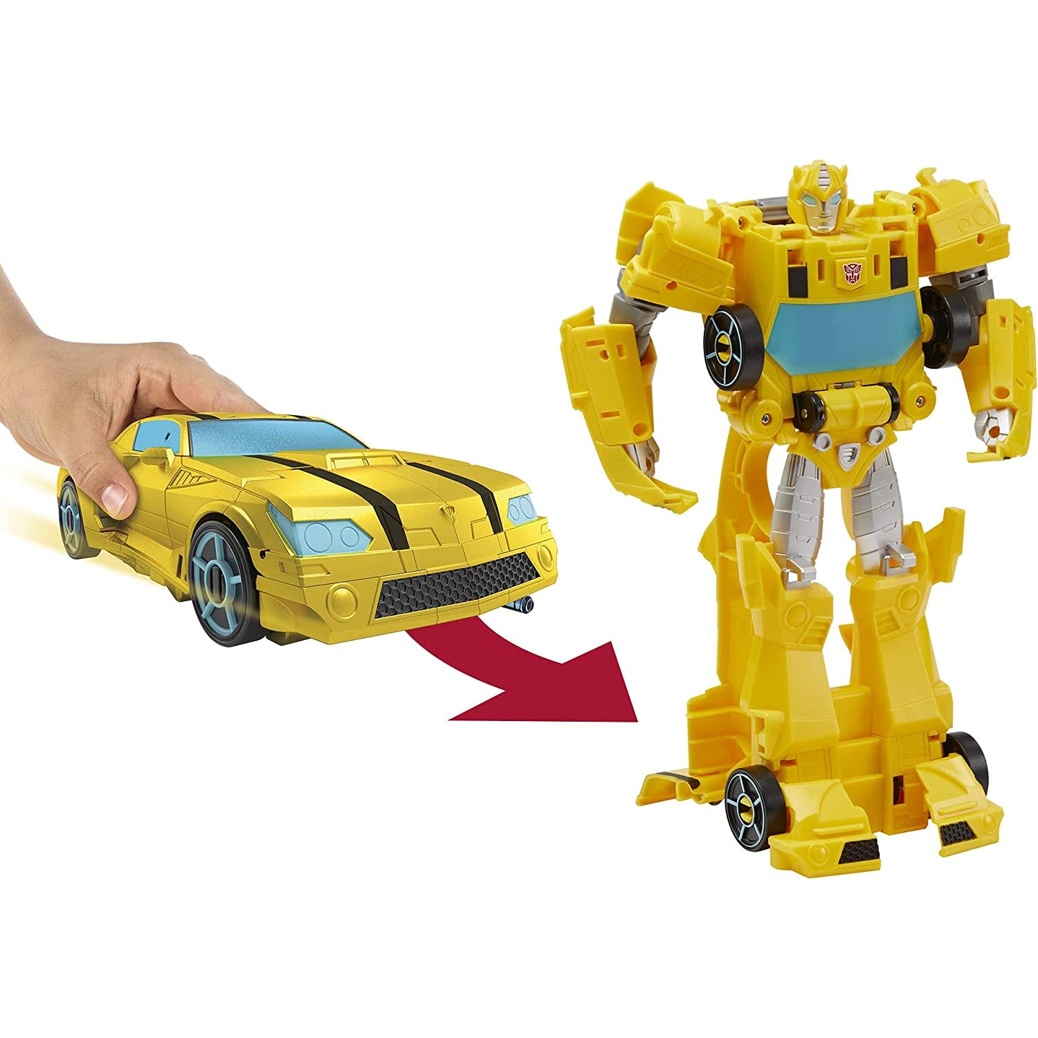 Transformers Toys Bumblebee Cyberverse Adventures Dinobots Unite Roll N’ Change Bumblebee