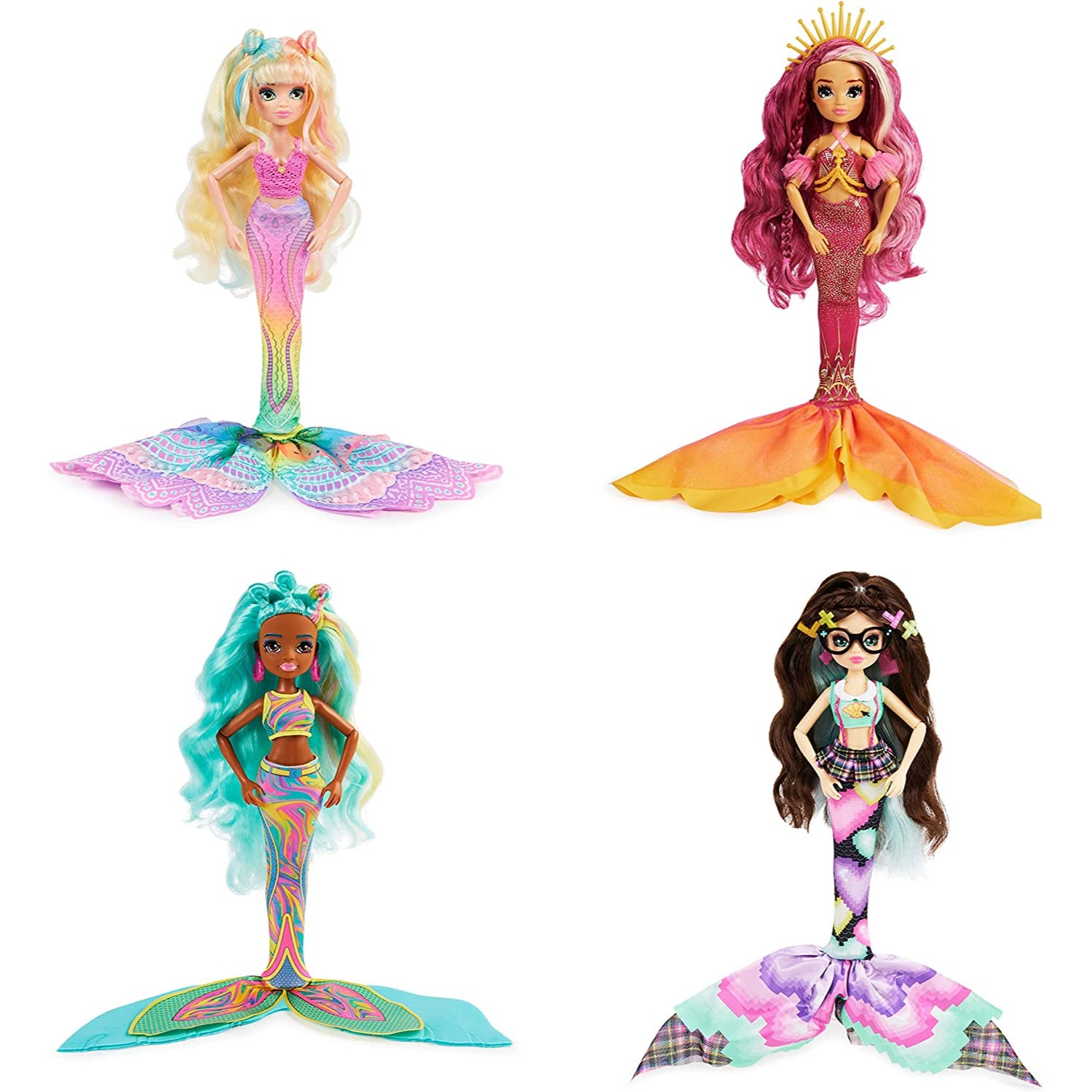 Spin Master MERMAID HIGH, Spring Break Finly Mermaid Doll & Accessories with Removable Tail