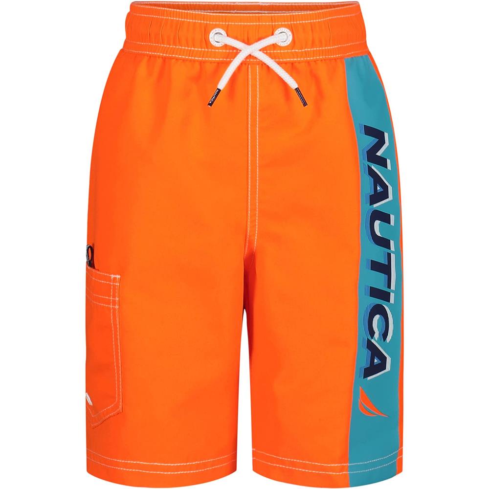 Nautica Boys 4-7 Motion Swim Trunk with UV Protection