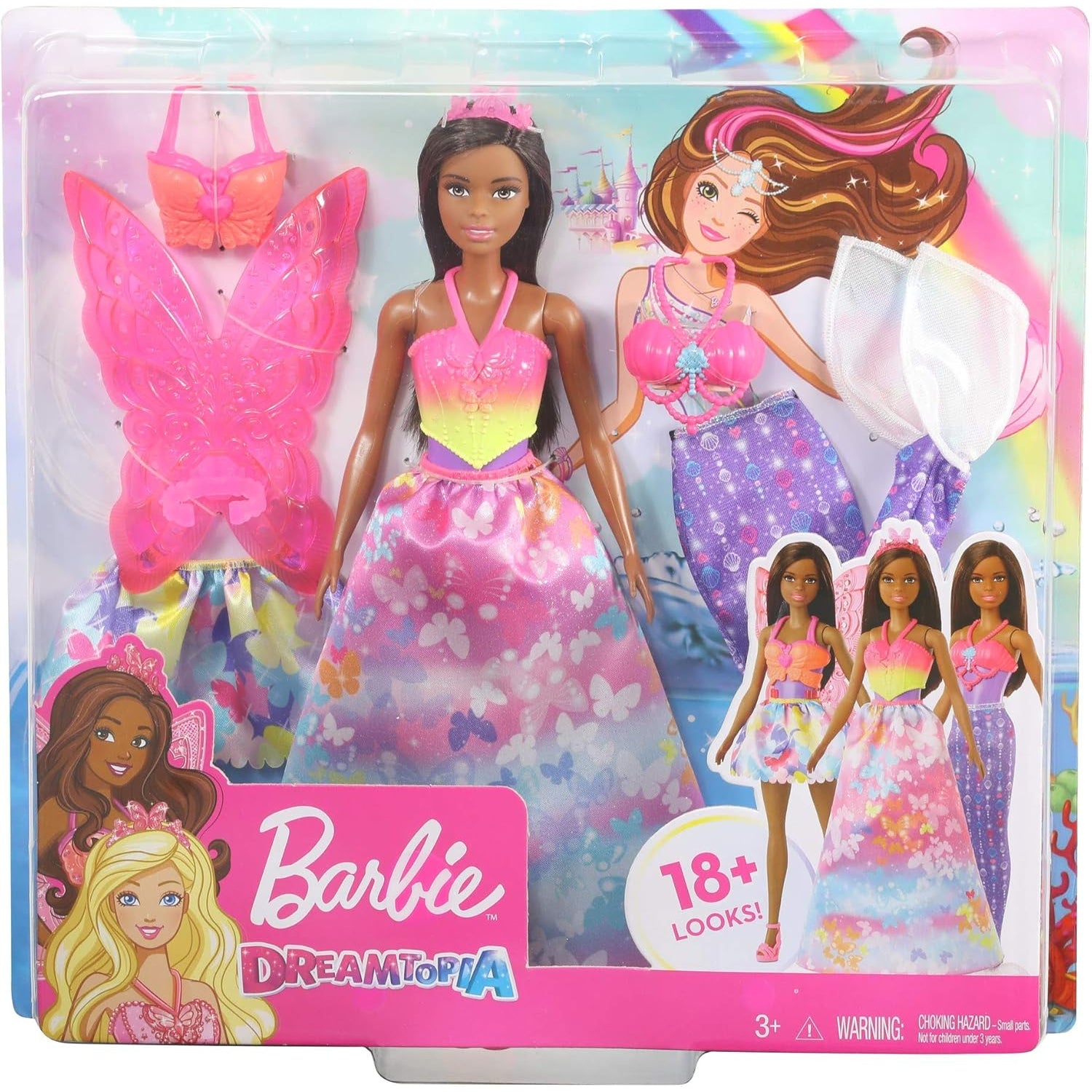 Mattel Barbie Dreamtopia Fantasy Dress Up Mermaid Doll