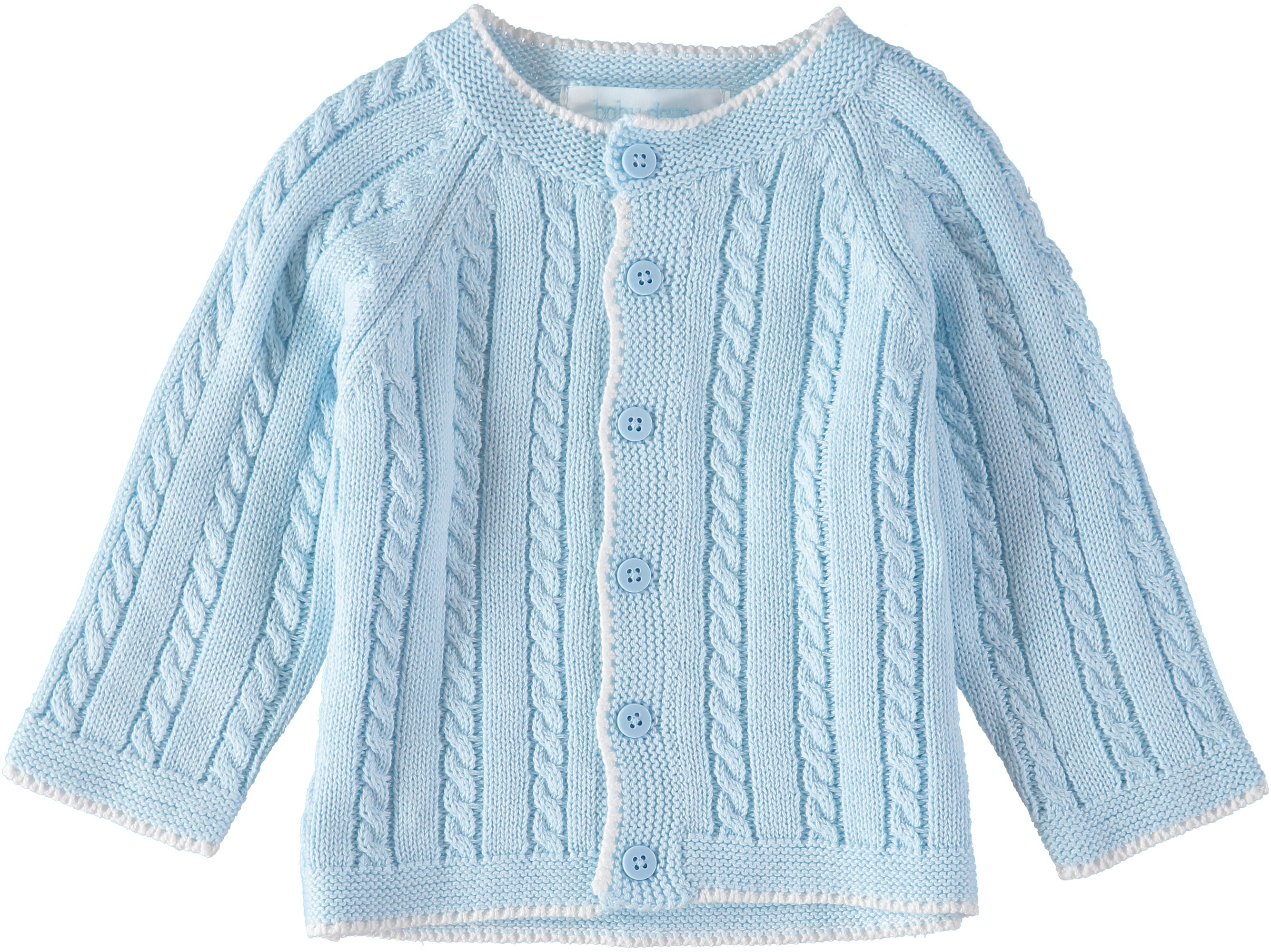 Baby Dove Cable Knit Take Me Home Set w/ Hat in Blue