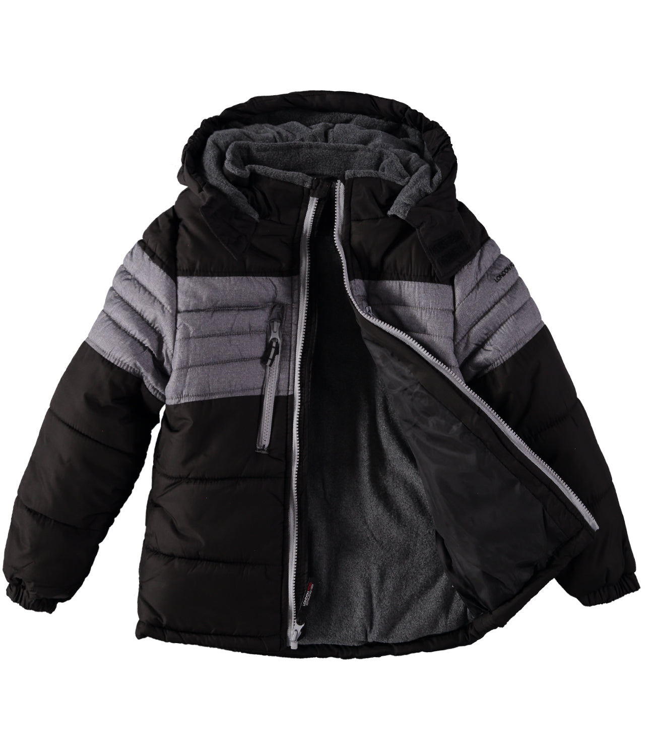 London Fog Boys 8-20 Stripe Puffer Jacket