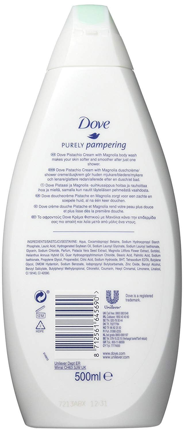 Dove Calming shower Gel Pistachio Cream With Magnolia, 16.9 fl oz