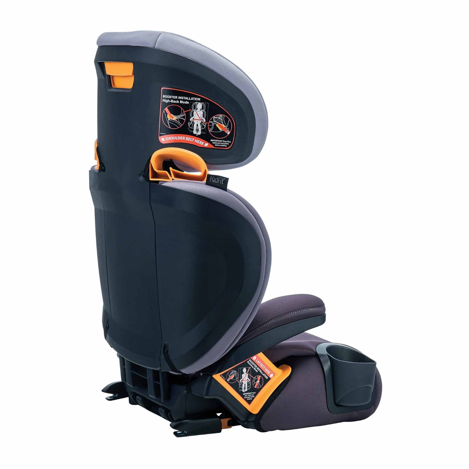 Chicco KidFit ClearTex Plus 2-in-1 Belt Positioning Booster Car Seat