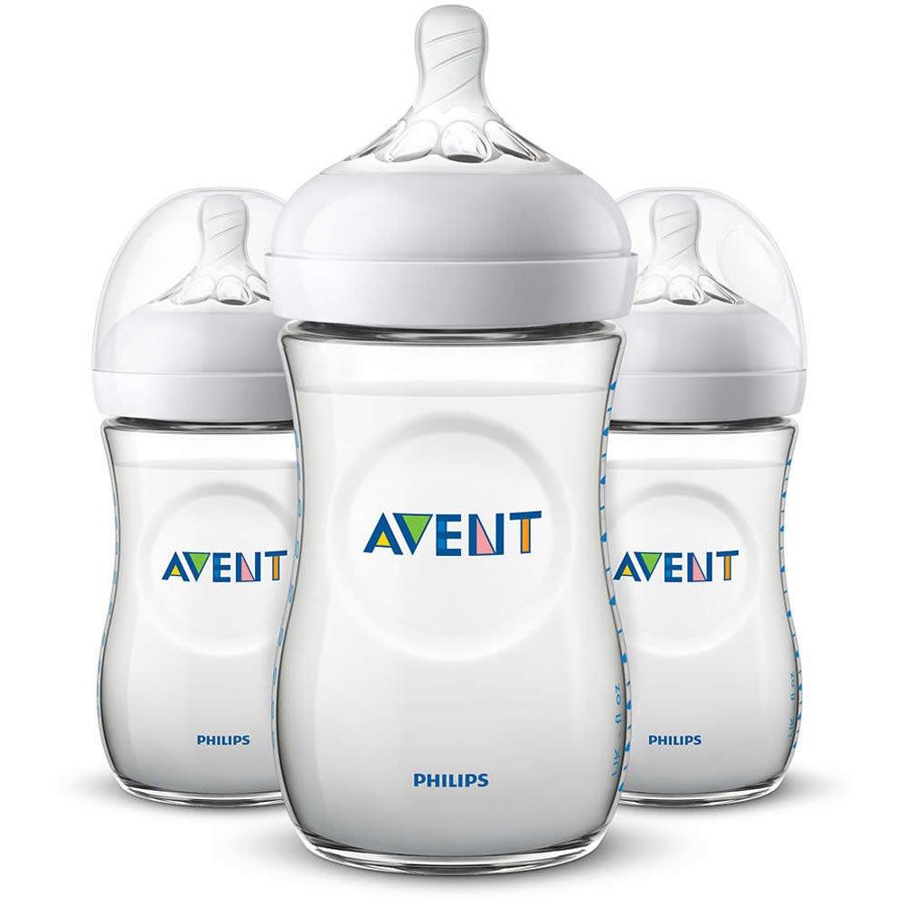 Philips Avent Natural Baby Bottle, 9 oz - 3 Pack