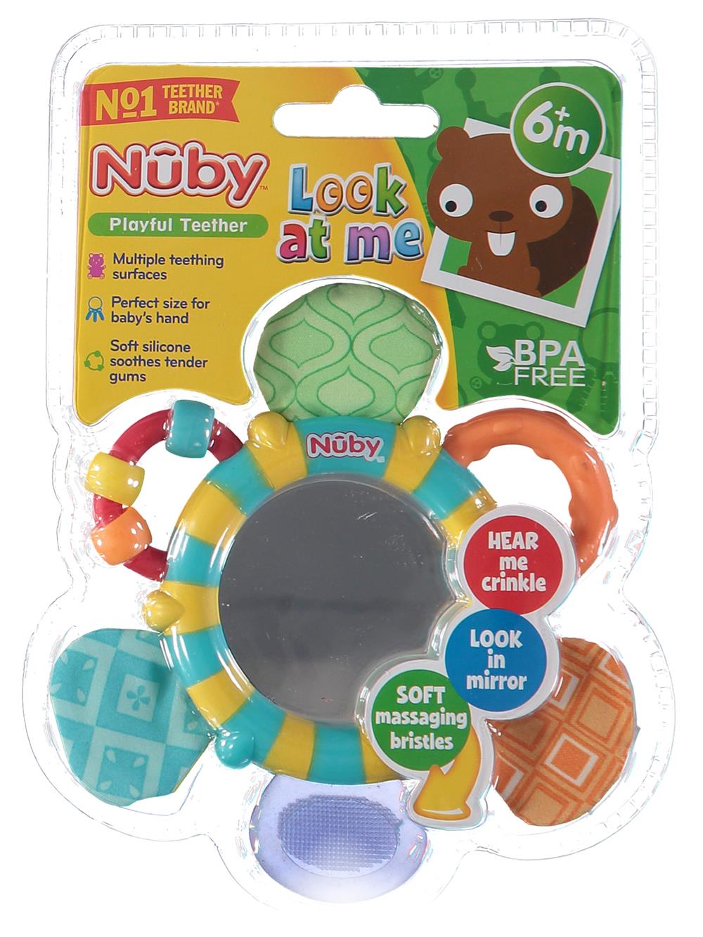 Nuby Look-at-Me Mirror Teether