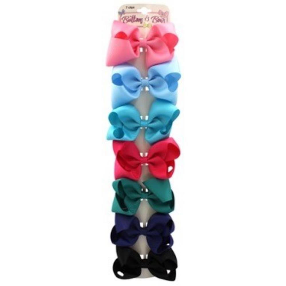 Buttons & Bows 7 Piece Bow Clip