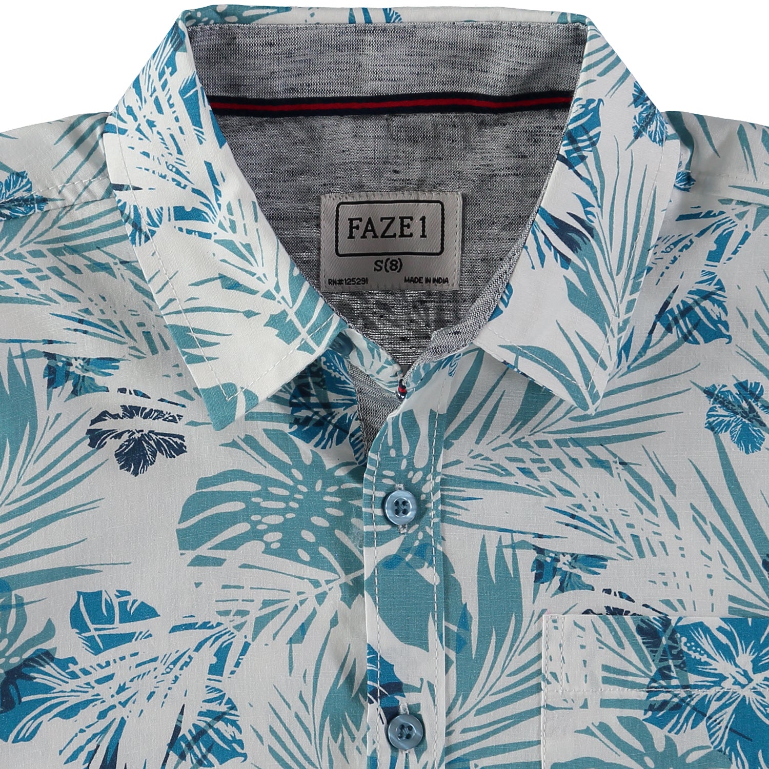 FAZE 1 Boys 8-20 Short Sleeve Printed Woven Button Down Shirt