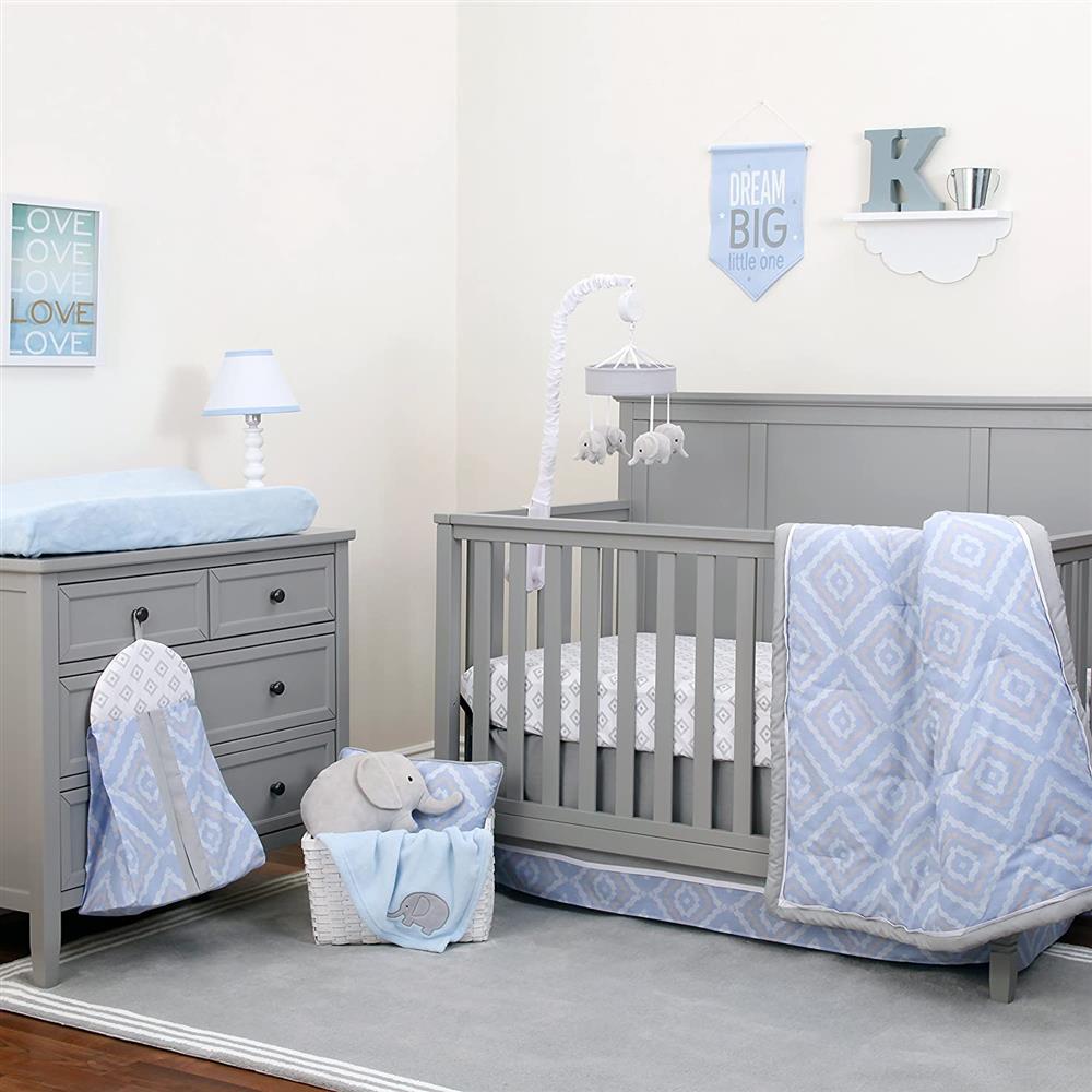 NoJo Dreamer Geo Diamond 8-Piece Crib Set