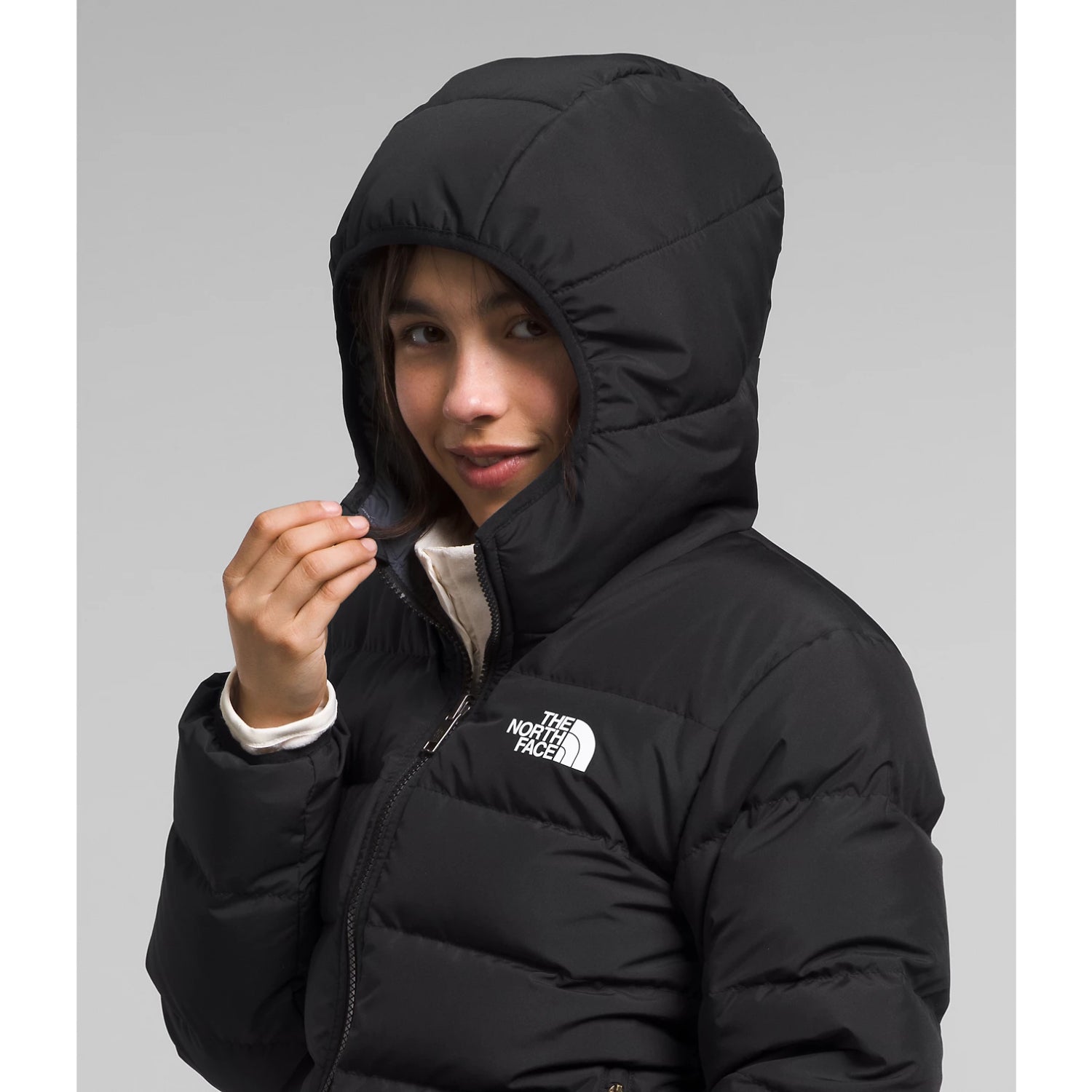 The North Face Girls’ Reversible North Down Hooded Jacket