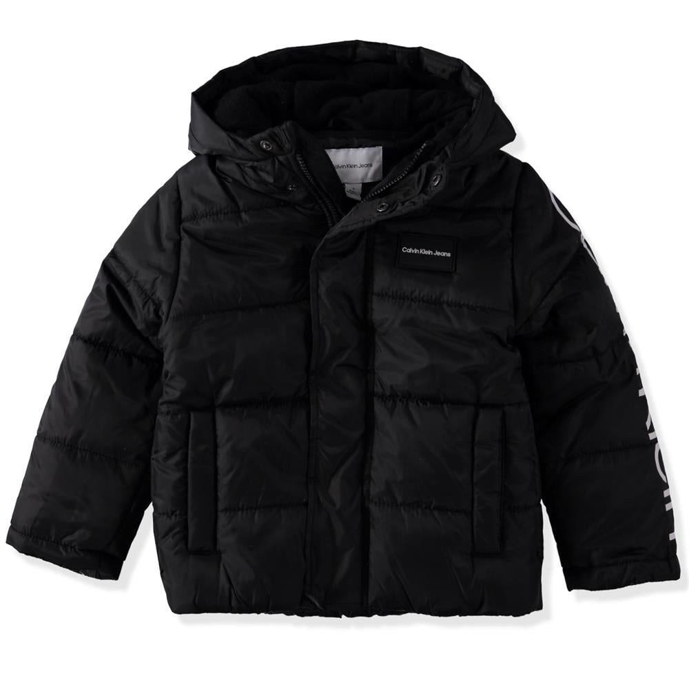 Calvin Klein Boys 8-20 Zip Front Bubble Jacket