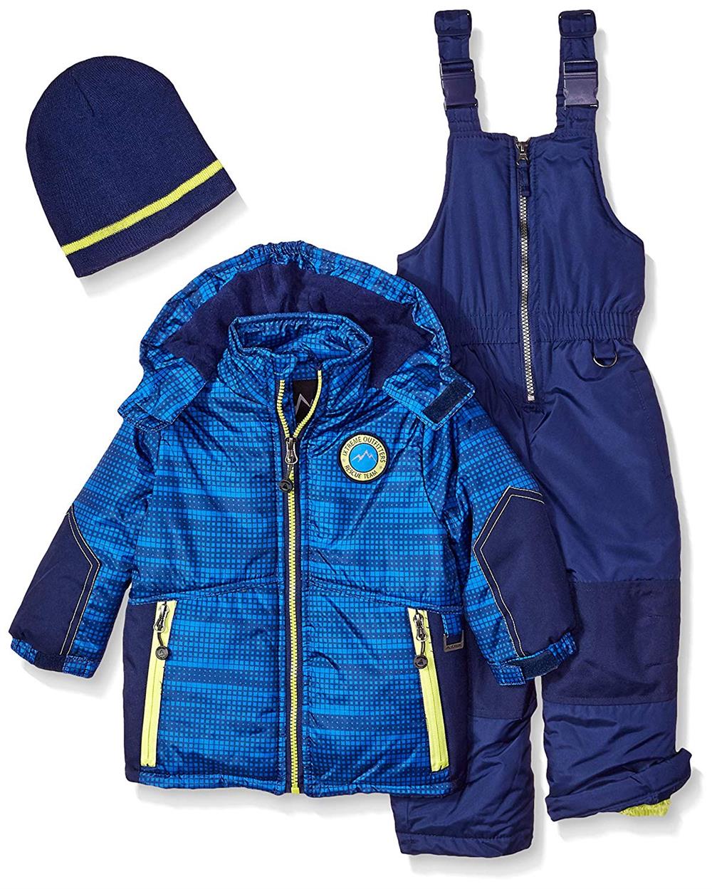 iXtreme Boys 2T-4T Tonal Print Snowsuit with Gaiter