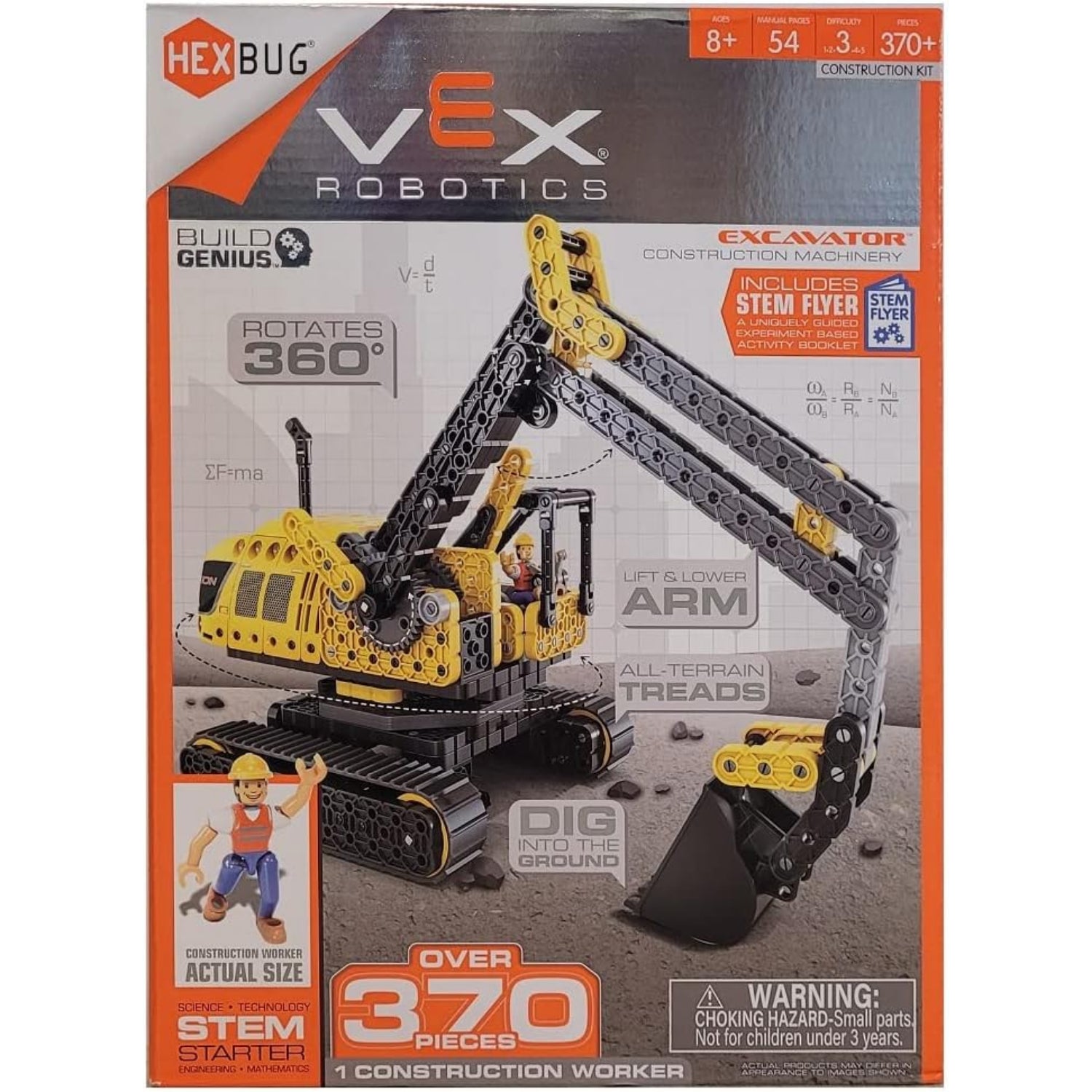 HEXBUG VEX Robotics Excavator, Buildable Construction Toy