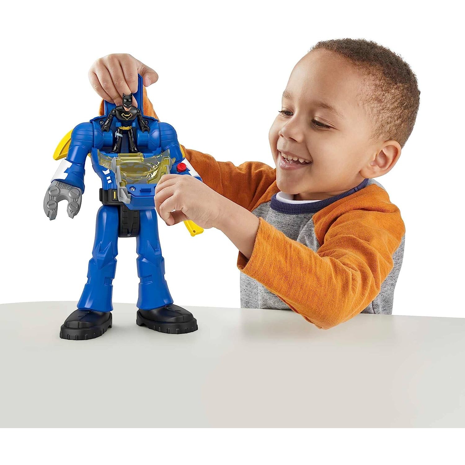 Fisher-Price Imaginext DC Super Friends, Batman Toys, 12-inch Robot Toy