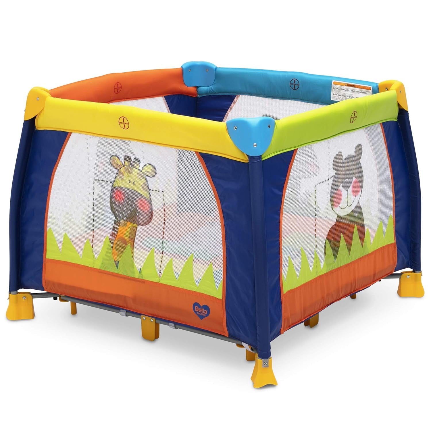 Delta Children 36'' x 36'' Play Yard, Fun Time