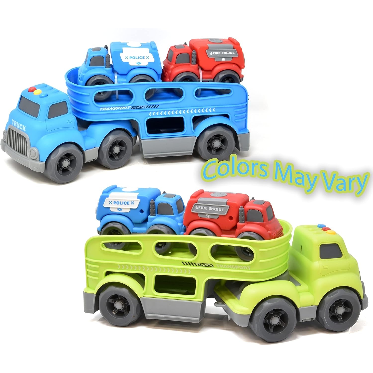 Mini Explorers Rescue Carrier Transport Truck (Color May Vary)