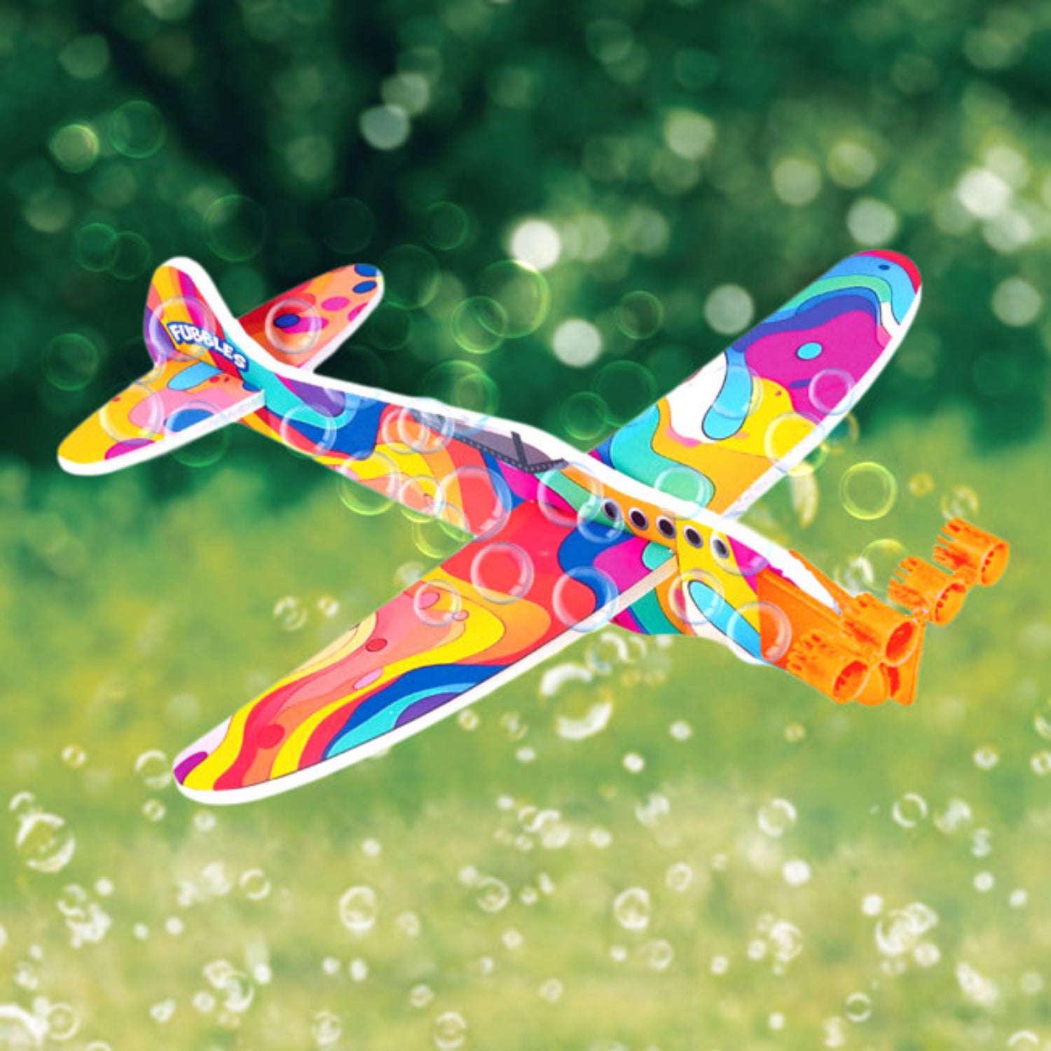 Little Kids Fubbles Bubble Airplane Active Play