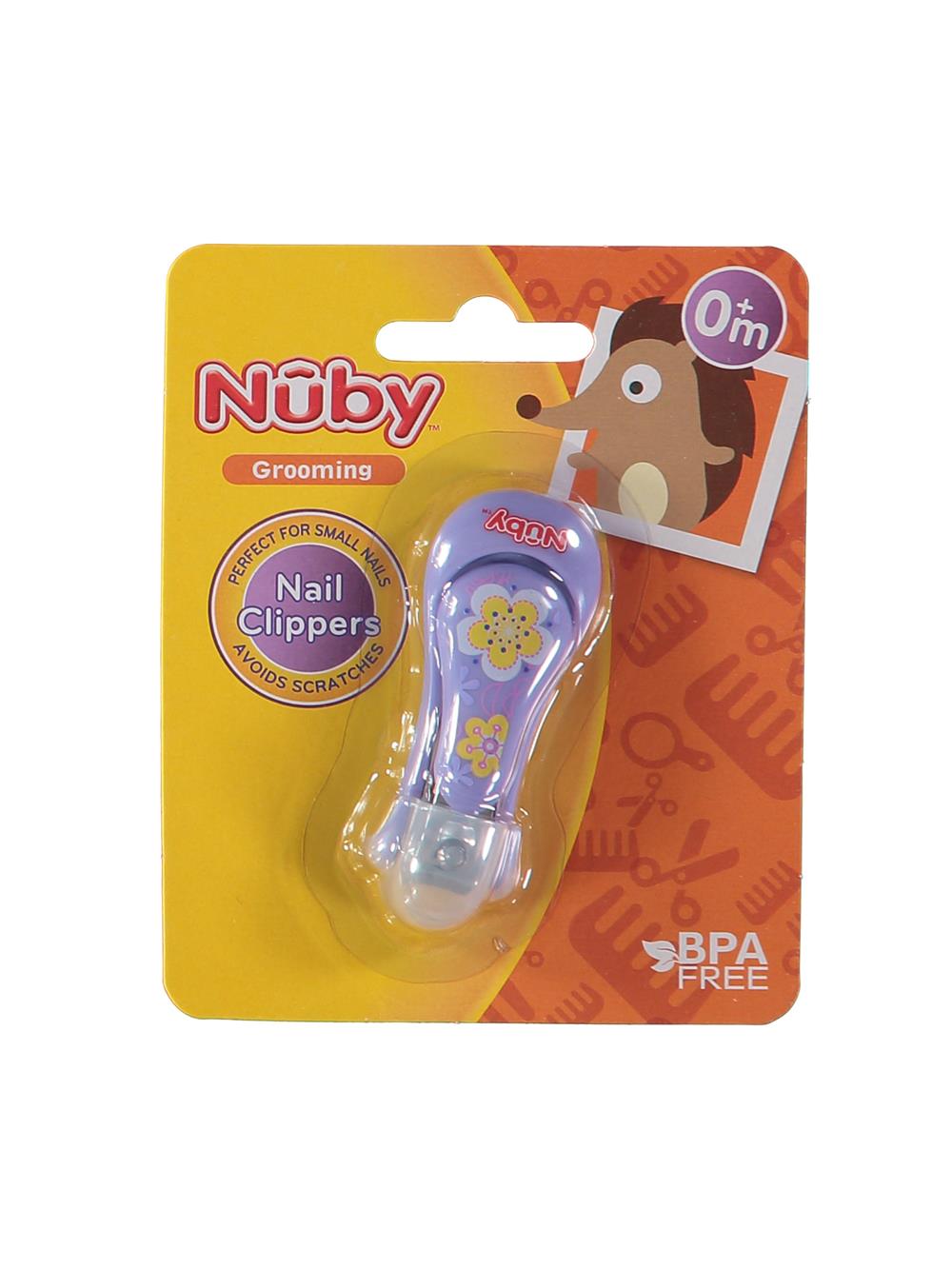 Nuby Baby Care Nail Clippers, Colors May Vary