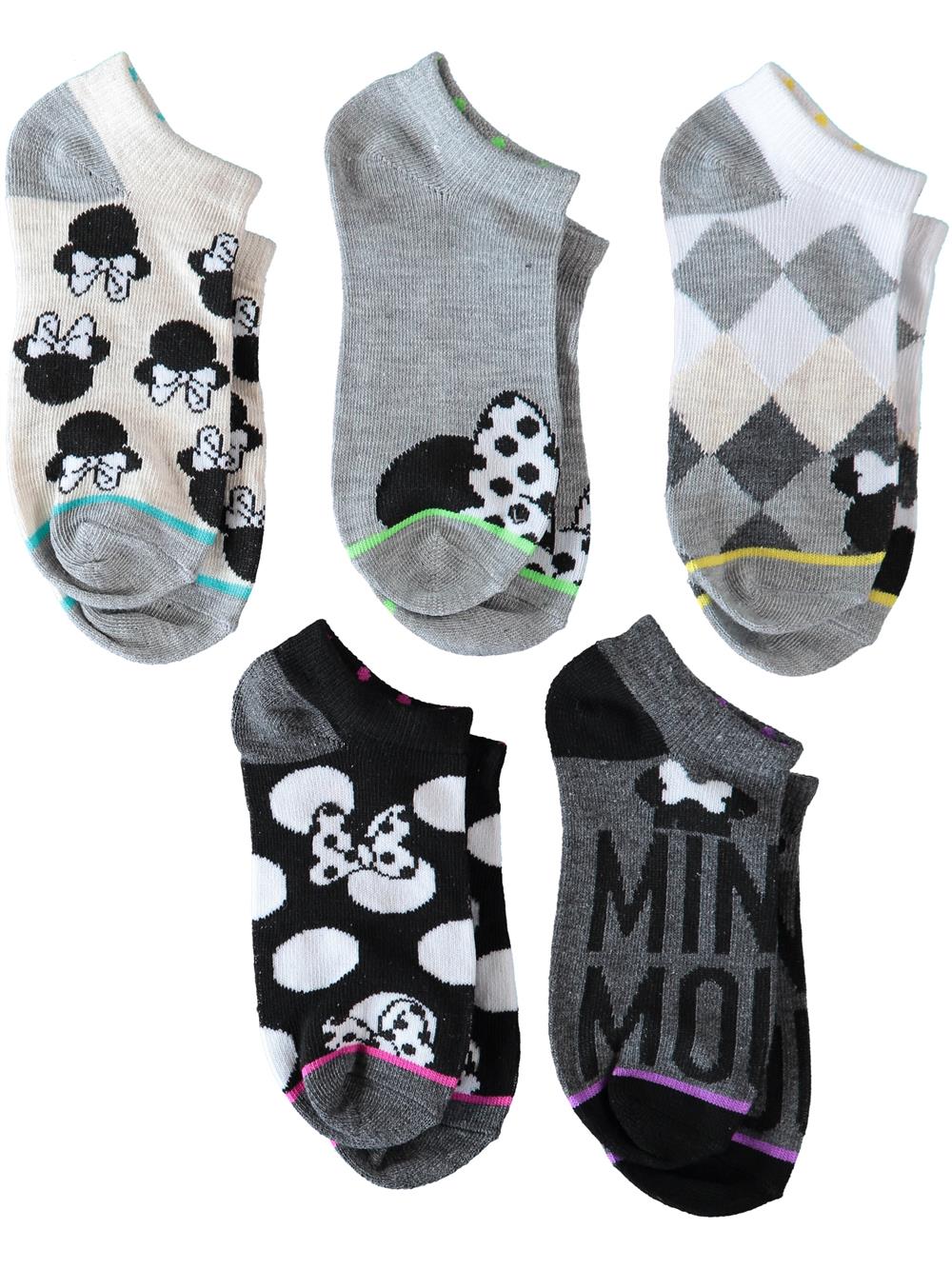 Disney Girls 4-6X 5-Pack Socks