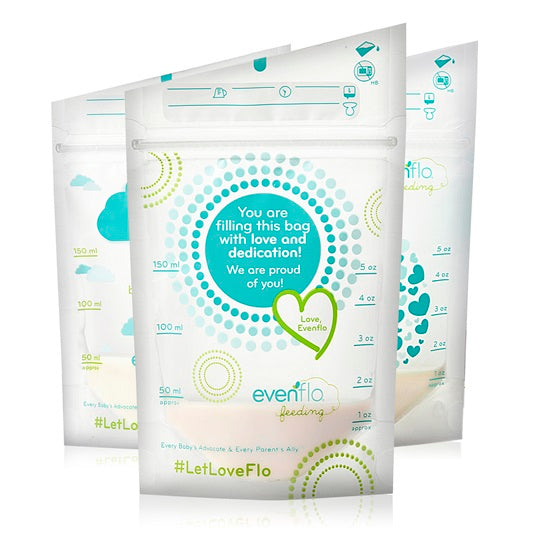 Evenflo Feeding Advanced Breast Milk Storage Bags - 25 Count