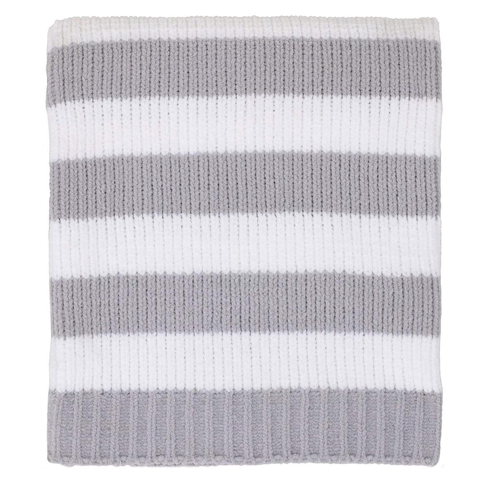 Nautica Kids Nursery Separates Striped Super Soft Chenille Blanket