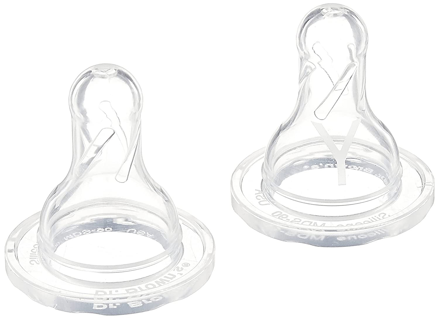 Dr. Brown's Natural Flow Standard Silicone Y-cut Nipples