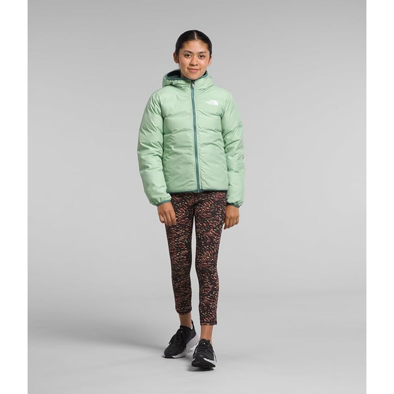 The North Face Girls’ Reversible North Down Hooded Jacket