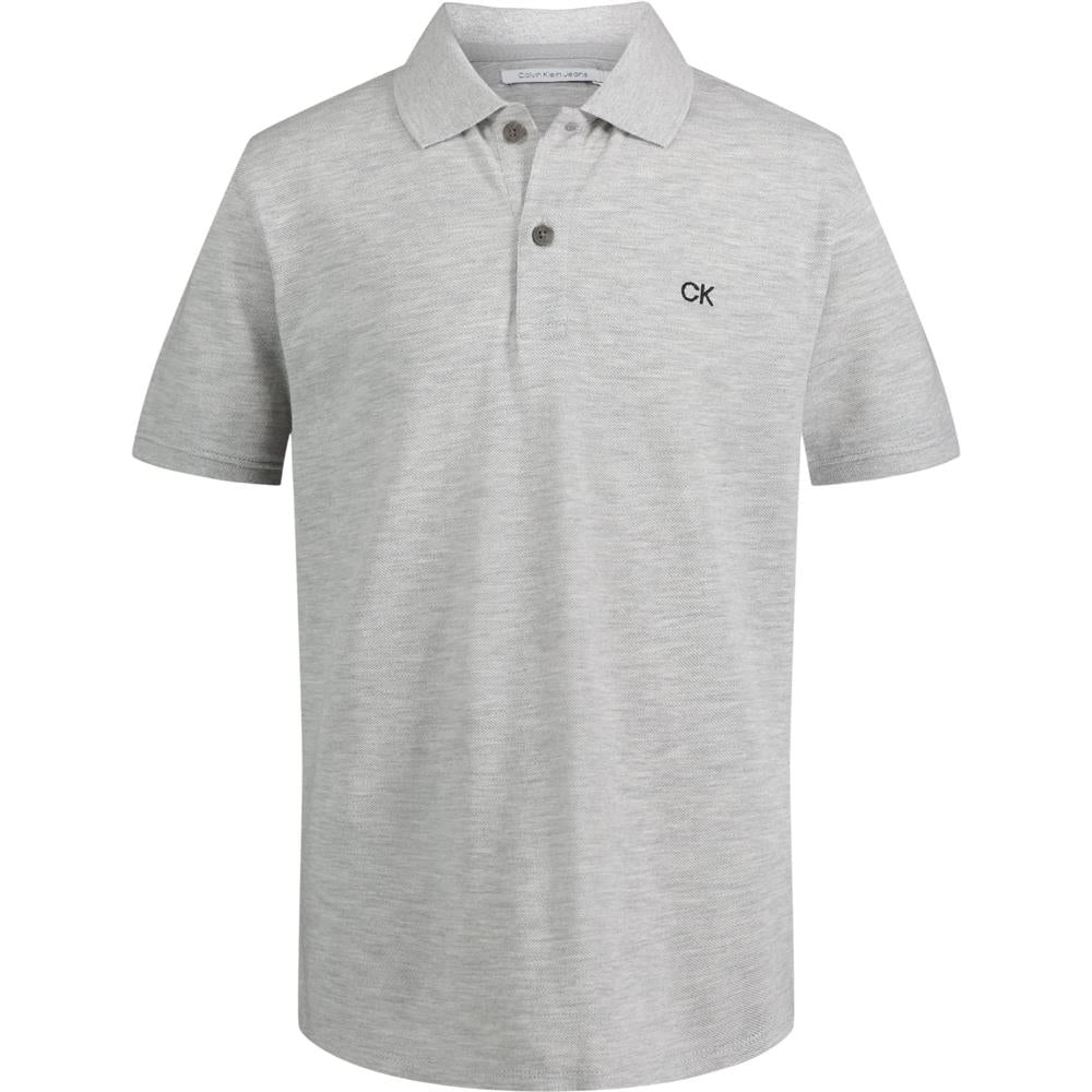 Calvin Klein Boys 4-7 Short Sleeve Micro Pique Solid Polo