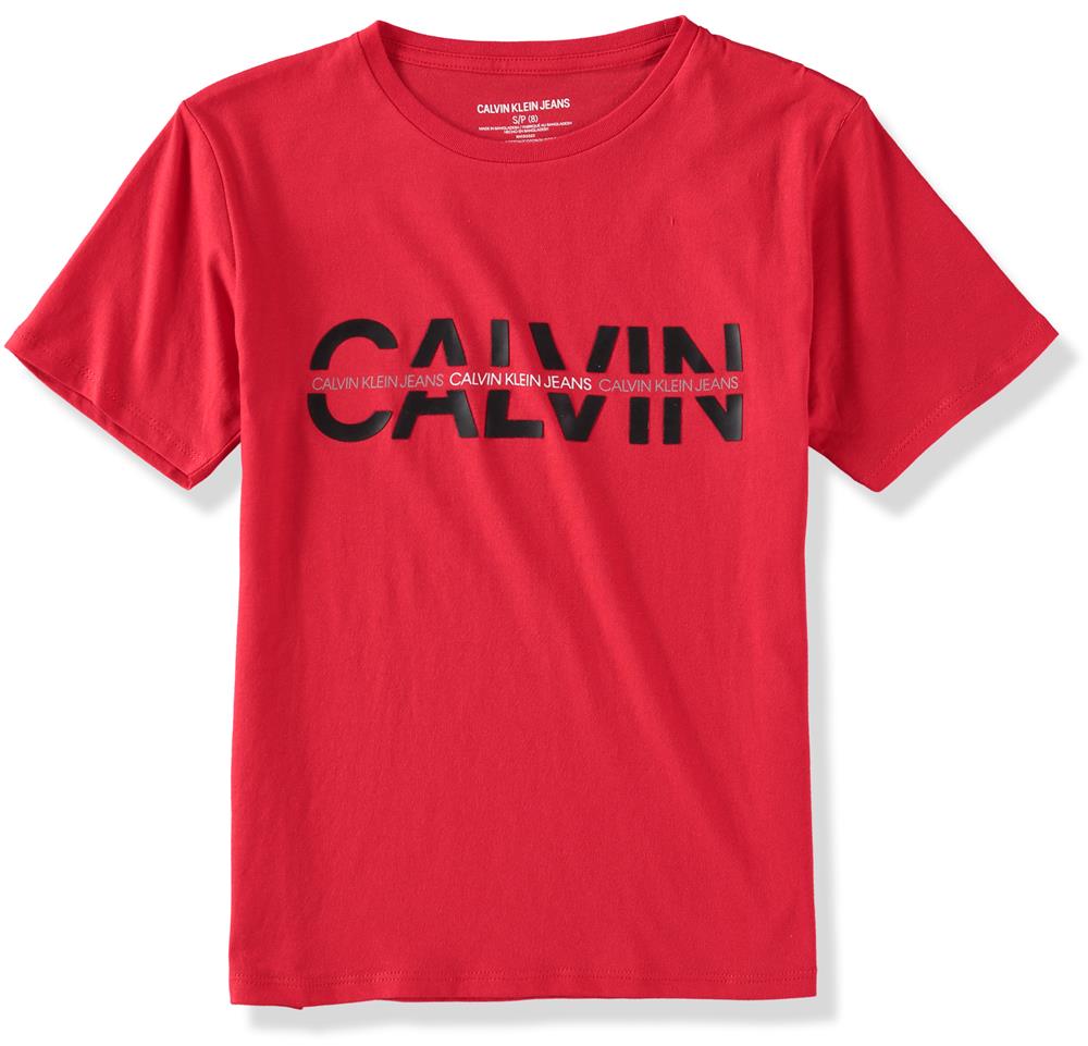 Calvin Klein Boys 8-20 Split Logo T-Shirt