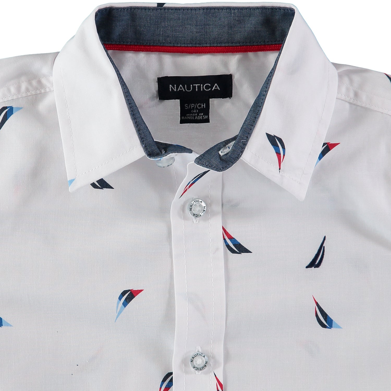 Nautica Boys 4-7 Short Sleeve Sail Woven Shirt