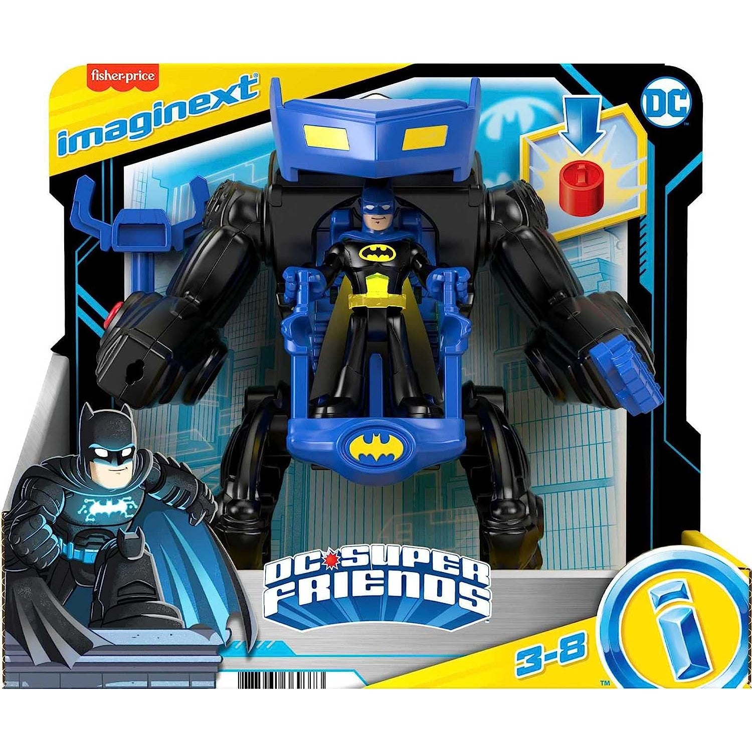 Fisher-Price Imaginext DC Super Friends Batman Battling Robot