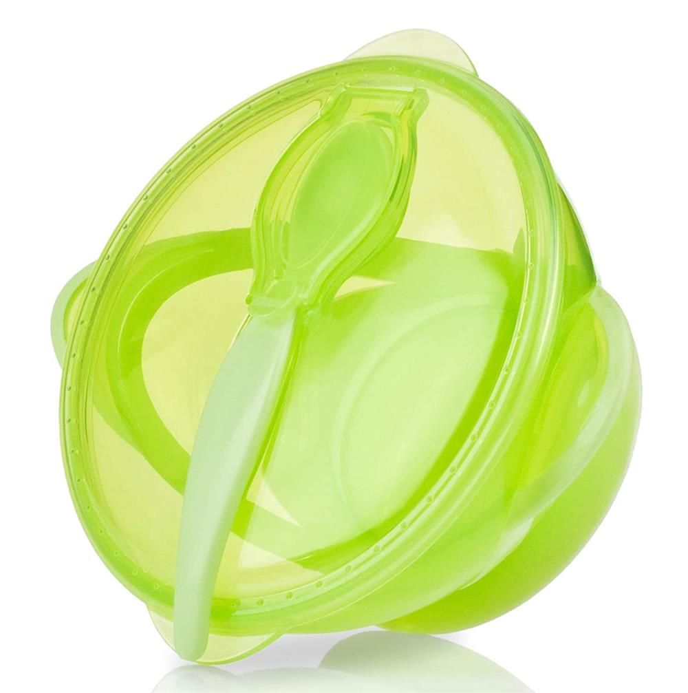 Nuby Easy Go Suction Bowl with Lid and Spoon