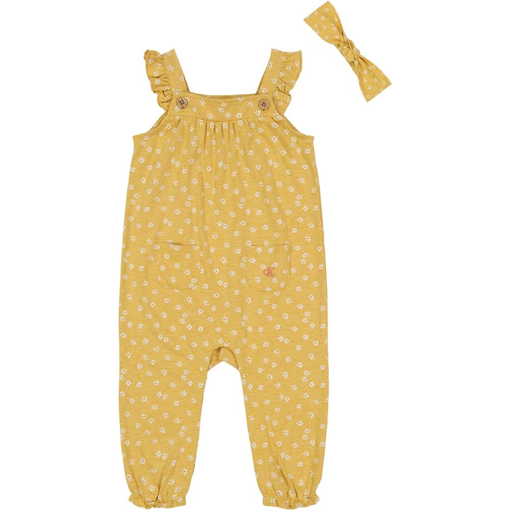 Calvin Klein Girls 0-9 Months 2-Piece Jumpsuit Set