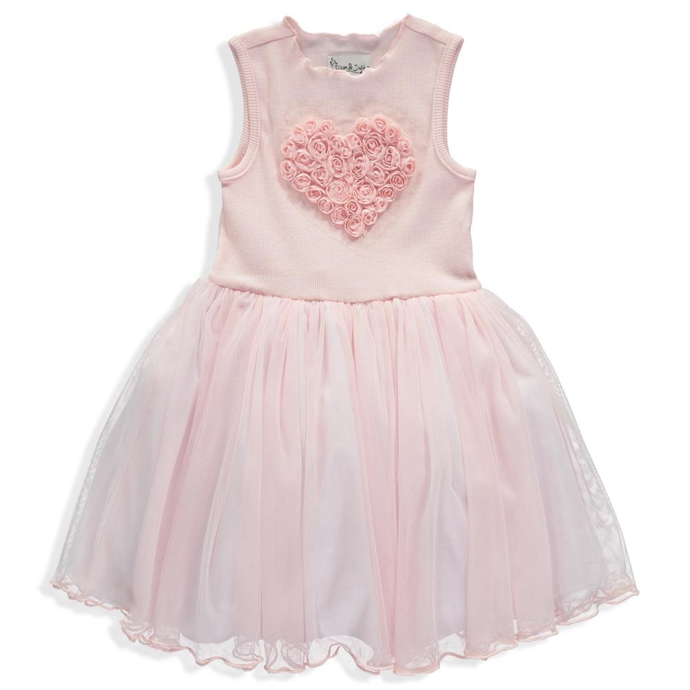 Pippa & Julie Girls 2T-6X Heart Tutu Dress