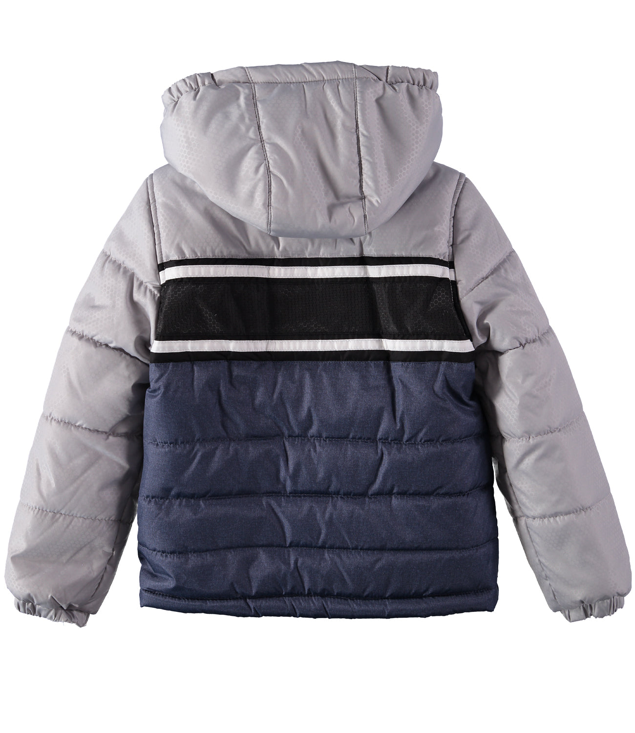 London Fog Boys 8-20 Weather Resistant Puffer Jacket with Hat